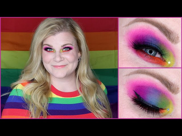 Social Isolation GRWM #66 - Viseart Editorial Brights Pride Rainbow | Makeup Your Mind