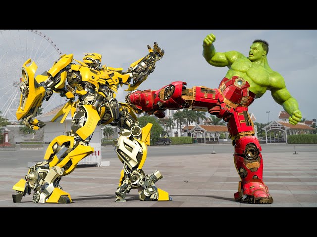 Hulk vs Bumblebee Full Movie - Transformers Dark of The Moon | Paramount Pictures [HD]