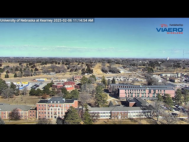 Kearney, NE at UNK Campus Live Weather Camera - 02/03/2025