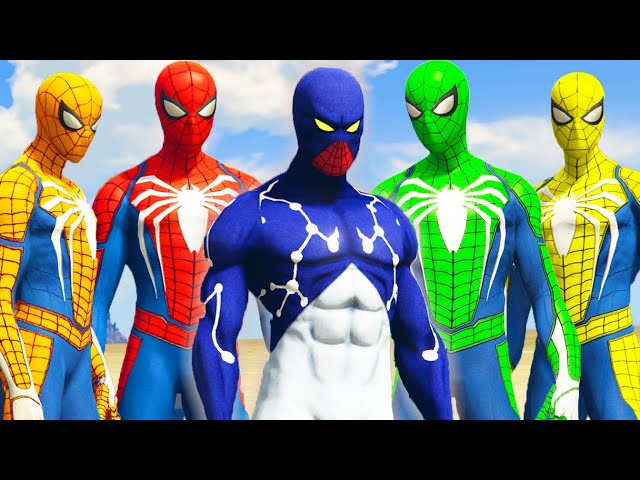 TEAM SPIDER-MAN PS4 vs COSMIC SPIDER MAN | Ultimate Spiderman - What If Battle Superheroes