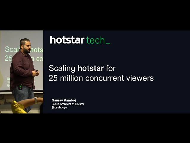 Scaling Hotstar for 25 million concurrent viewers