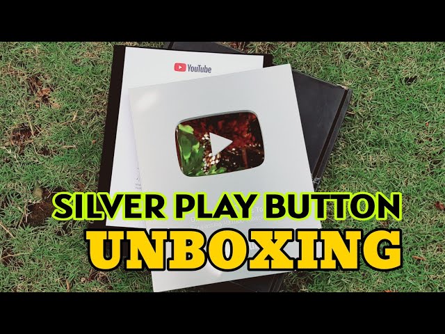 Silver Play Button Unboxing