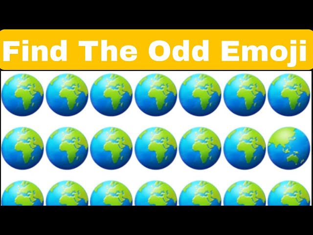 "Emoji Detective Challenge: Can You Find the Odd One Out?"