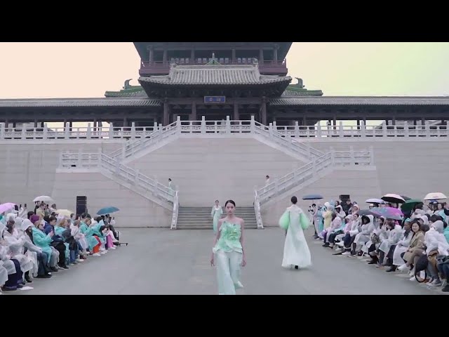 The Great Wall of China Fashion runway