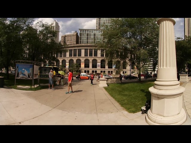 360vr video tour of Chicago 4k