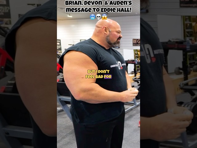 Brian Shaw’s Message To Eddie Hall Before The Armwrestling Match #brianshaw #eddiehall #devonlarratt