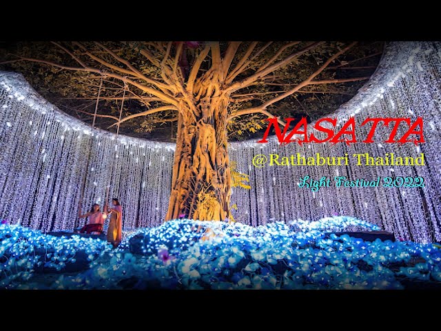 NASATTA LIGHT FESTIVAL 2022 Ratchaburi Thailand 3D VR 180