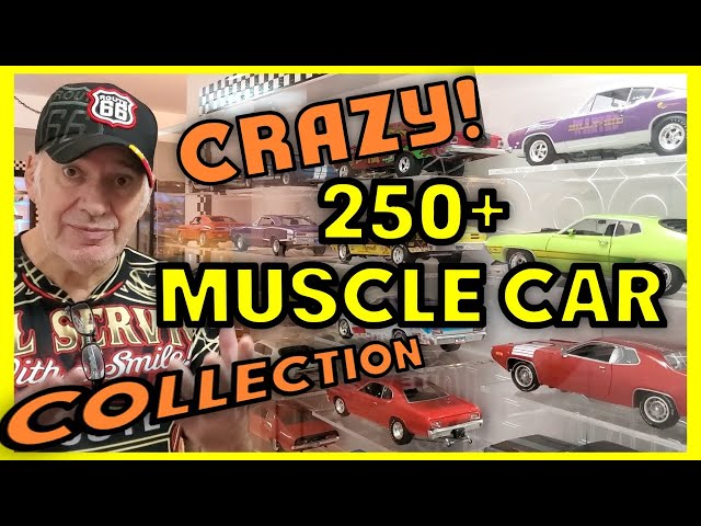 250+ MUSCLE CAR and HOT ROD collection in 1/18 scale