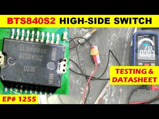 {1255} Testing BTS840S2 Smart High-Side Power Switch