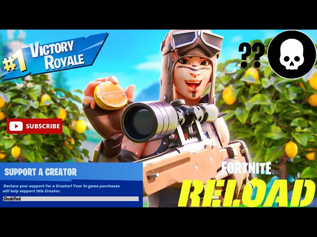 Fortnite Reload | High Kill Win Gameplay | Controller Player | Creator Code: Cloakified (1080p Open)