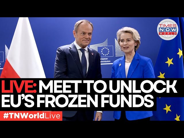 Live: Von der Leyen & Tusk Meet in Poland as EU Unlocks Frozen Funds, Eyes Defense Spending Boost