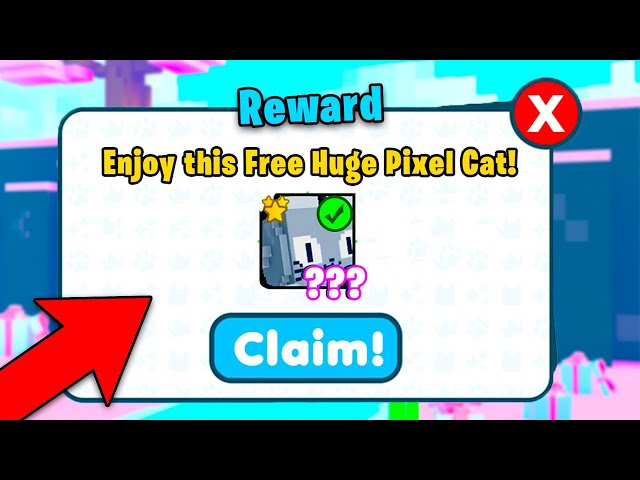 🥳 New Pet Simulator X Secret Code Gives FREE HUGE PIXEL CAT? (Roblox)