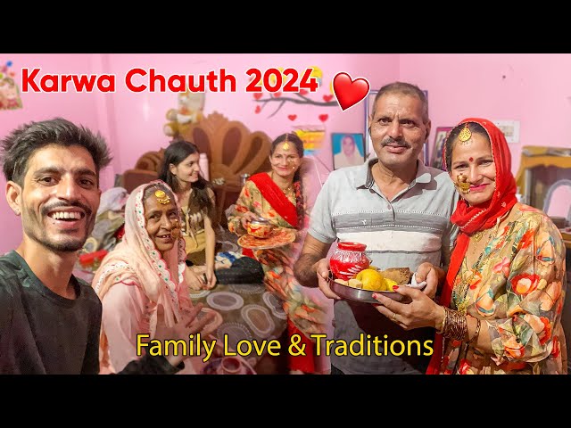 Karwa Chauth 2024: A Beautiful Celebration of My Parent's Love! ❤️