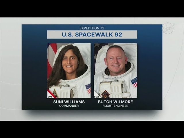 Tennessee's Butch Wilmore and Suni Williams take part in spacewalk