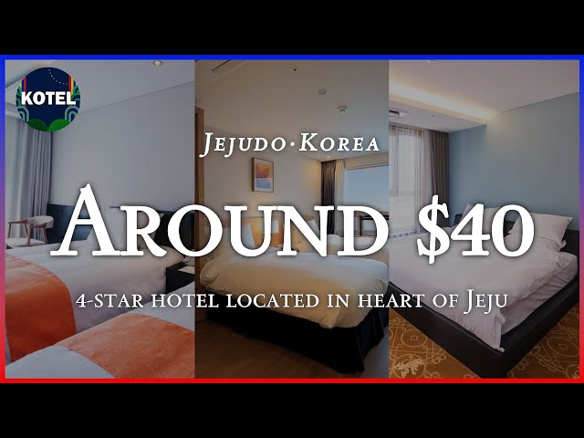 [Jejusi·Jejudo] TOP3 4-star hotels located in heart of Jeju around $40 (Feb 14~Feb 16) #jejutravel