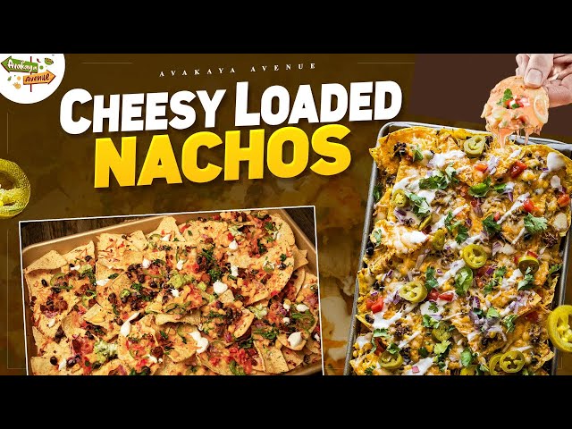 Loaded Veggie Nachos with Fiesta Potatoes🔥|CHEESY & SPICY | Easy Snack Recipe - Ready in 15 minutes!