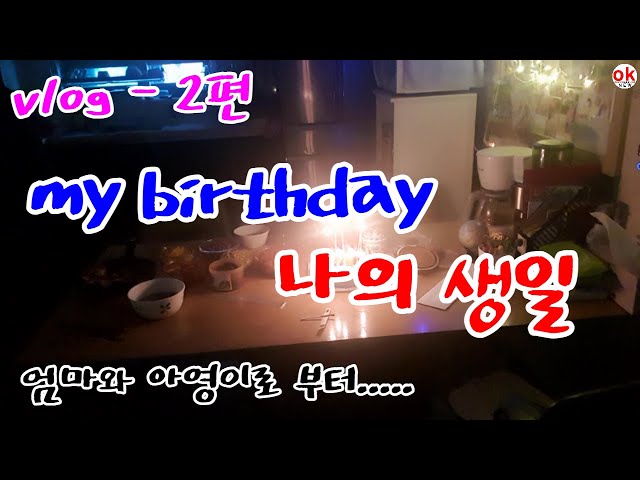 경기-안산-국제-22-0001 vlog-2편, my birthday 나의 생일