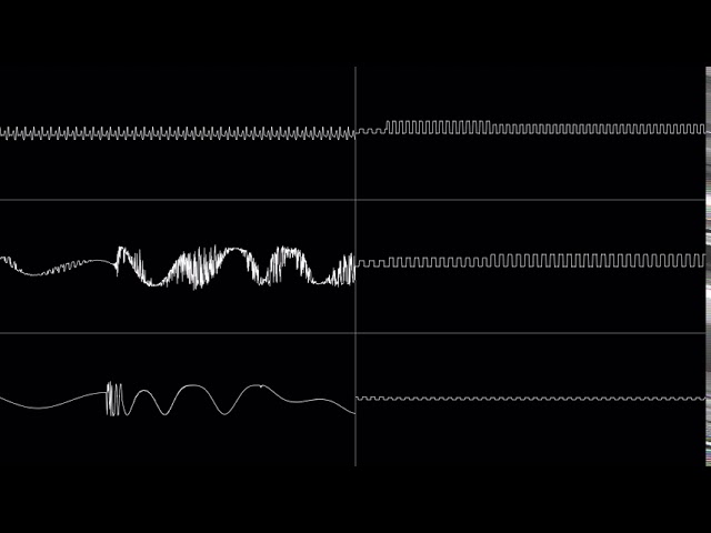 8K60 - PC-9801/YM2203 - Cyber Block Metal Orange soundtrack - Oscilloscope View