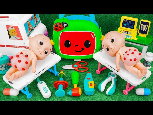 🔴 LIVE 🔴 100 Minutes Satisfying with Unboxing Cocomelon First Aid Playset Collection | ASMR