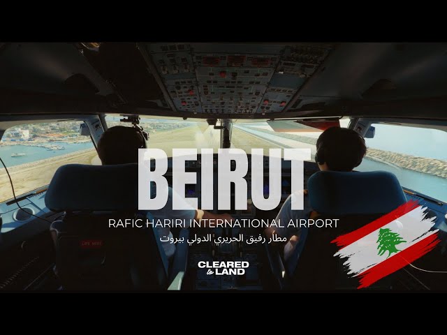 BEIRUT | LANDING AIRBUS A321 4K