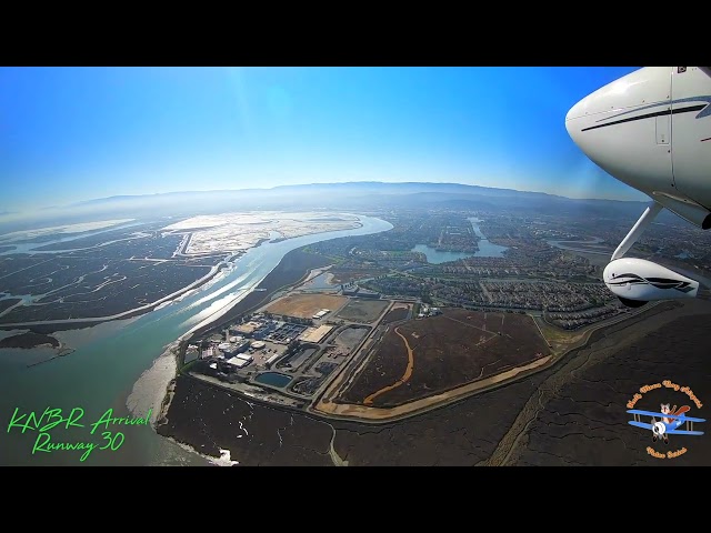 San Carlos Airport KNBR Arrival 4k