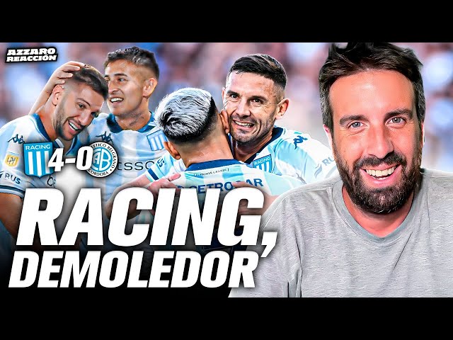 RACING APLASTÓ A BELGRANO Y LE GANÓ 4-0 // AZZARO REACCIÓN Y ANÁLISIS