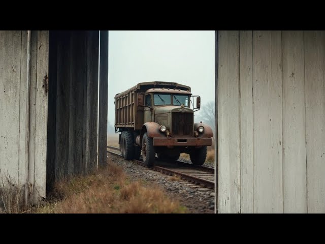 The Terrifying Moment a Truck Faces an Oncoming Train! 🚨