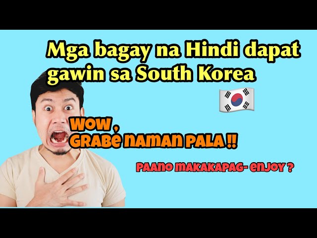 WAG MO ITONG GAGAWIN SA SOUTH KOREA | PINAY MOM SA SOUTH KOREA  / Whamos vlog