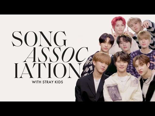 Stray Kids Sing Justin Bieber, Adam Levine, and "Levanter" in a Game of Song Association | ELLE