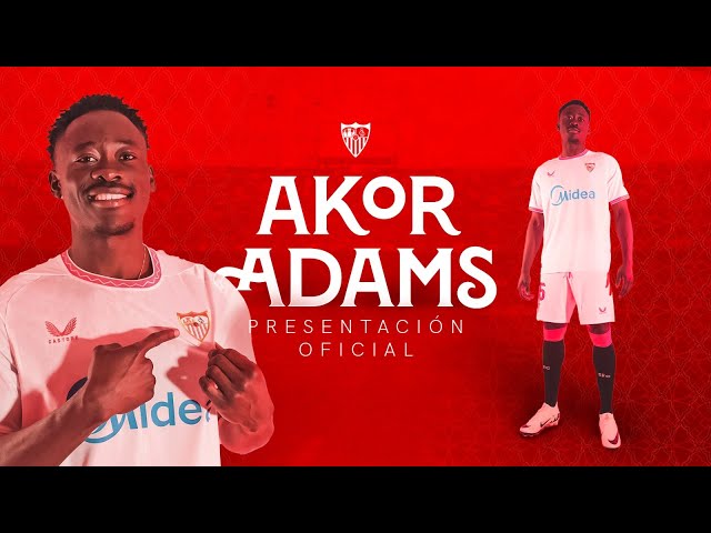 Presentación oficial de Akor Adams | EN DIRECTO