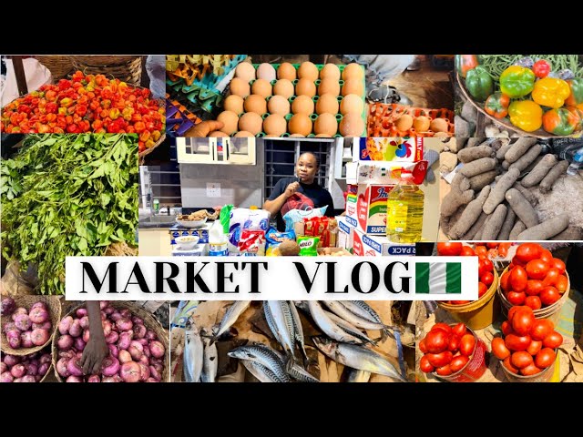 MARKET VLOG: What #300,000($199) got me in a Local Market |Bulk Shopping| #viral #marketvlog