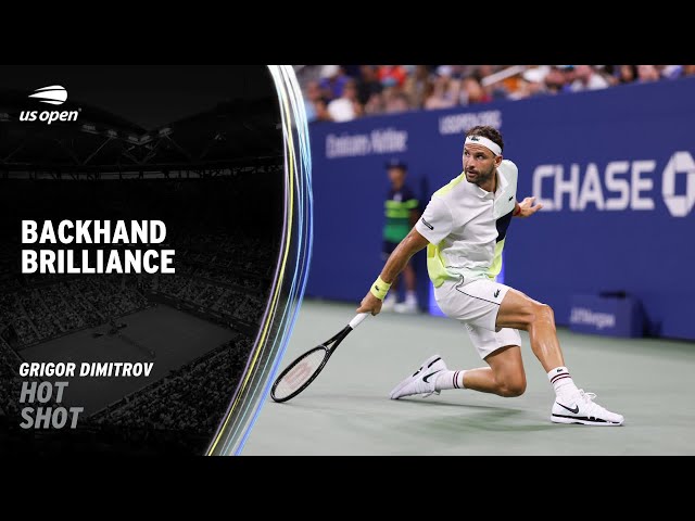 Grigor Dimitrov Backhand Brilliance | 2023 US Open