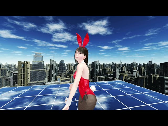 【VR180】Tiktok Dance かこみき様モデル バニー   All My People【MMD 8K】 M injected