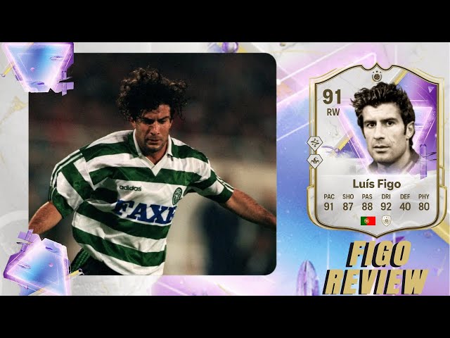 ¡VAYA PETARDAZ0! Luis Figo 91 FUTURE STRS ICON REVIEW EA FC 25