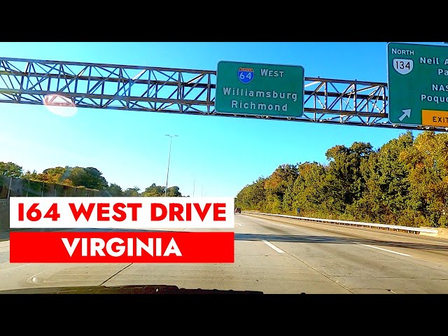 🚘Hampton - Newport News - Yorktown - Williamsburg - Richmond | I 64 West | Oct 2024