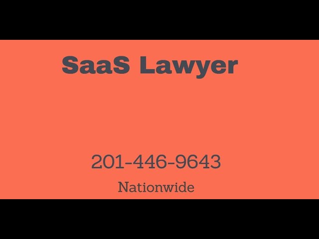 SaaS Lawyer for NYC Startup Companies