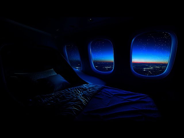 First (1st) Class Airplane White Noise Ambience | Sleep, Study, Focus | 10 Hour Plane Sound