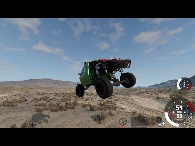 BeamNG.Drive- Johnson Valley Satisfying Suspension with a little bit of destruction