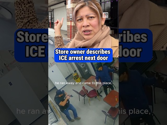 ICE arrest in Dallas caught on camera