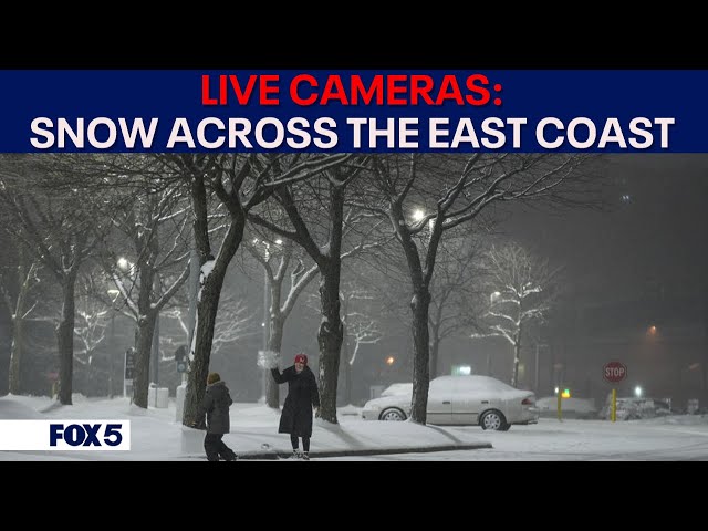 LIVE CAMERAS: Snow hits the North East on Tuesday