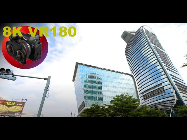 STREET VIEW low to high income area of PHNOM PENH Cambodia 8K 4K VR180 3D (Travel Videos ASMR Music)