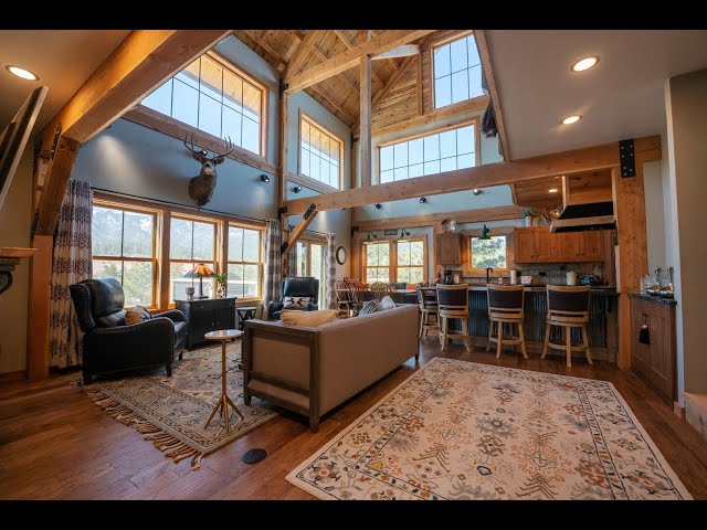 Post and Beam Kit Home in the Mountains