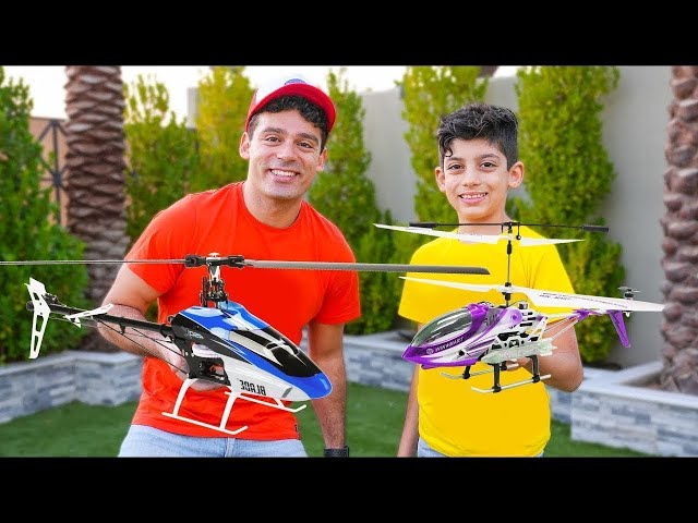 Jason y Alex se divierten con el nuevo reto del helicóptero y el avión | Jason Vlogs en español