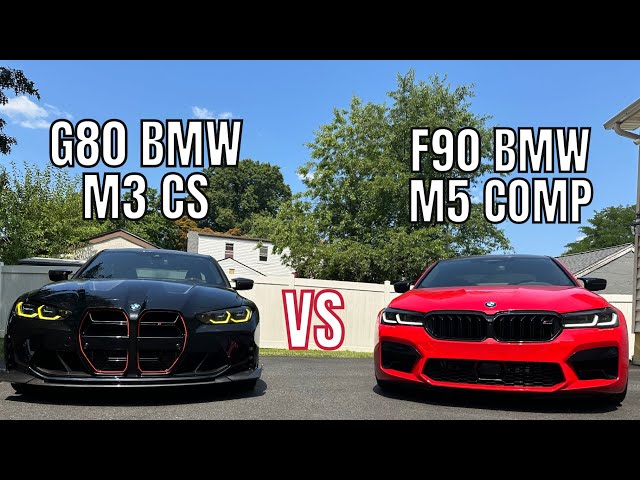 G80 BMW M3 CS vs F90 BMW M5 COMP