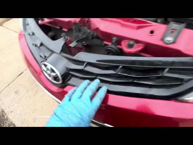 2015 Toyota Corolla front bumper cover removal