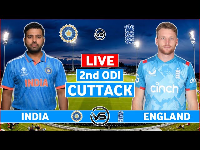 India vs England 2nd ODI Live Scores | IND vs ENG 2nd ODI Live Scores & Commentary | England Innings