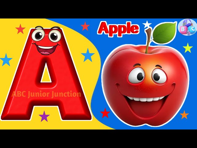 ABC Phonics Song / ABC Song / Kiddos Study Zone / A for Apple / Kidzee Rhymes / ABC lyrics song