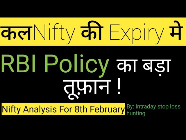 NIFTY PREDICTION FOR TOMORROW | NIFTY ANALYSIS FOR 8TH FEB 2024 | MARKET ANALYSIS FOR TOMORROW