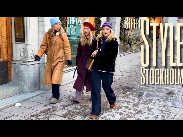 -1°C in Stockholm ❄️| Northern European Street Style | Scandinavian Winter Fashion Trends 2024/2025