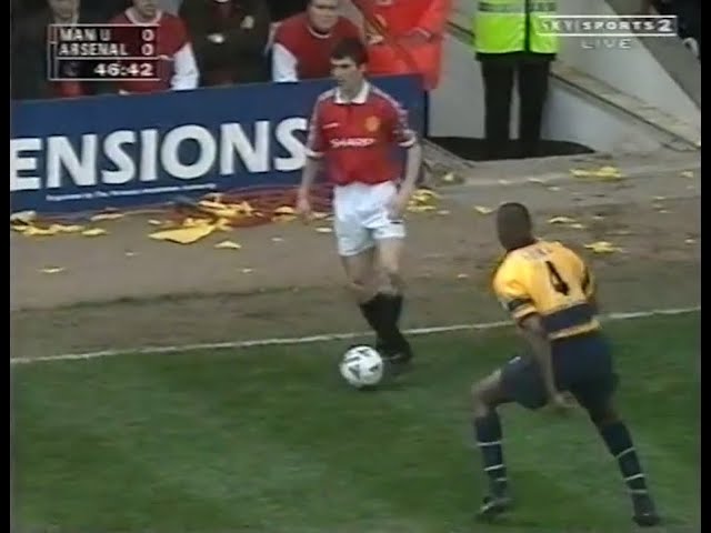 Patrick Vieira vs Roy Keane FA Cup Semi-Final (1st game) 1998/99 - All touches